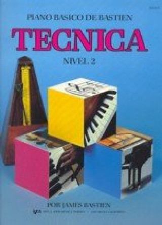 Kniha Técnica piano básico de bastien nivel 2 JAMES BASTIEN