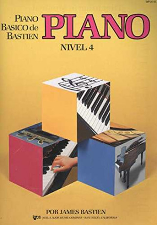 Kniha Piano básico de Bastien nivel 4 BASTIEN J.