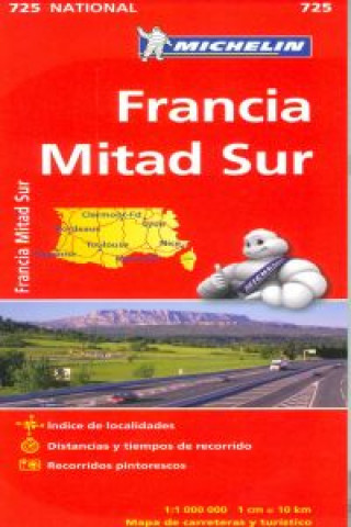 Nyomtatványok Mapa National Francia Sur VVAA