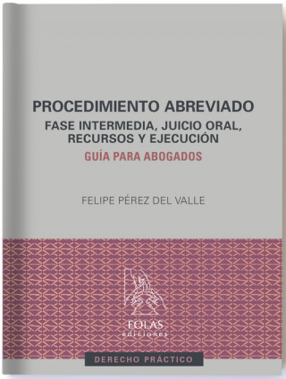 Kniha PROCEDIMIENTO ABREVIADO FELIPE PEREZ DEL VALLE