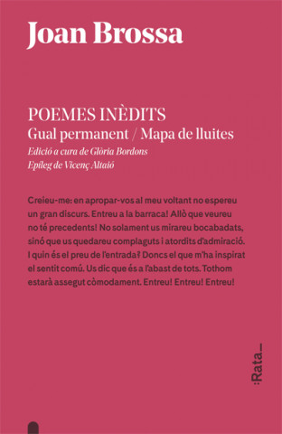 Buch POEMES INÈDITS JOAN BROSSA