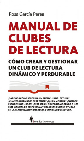 Carte MANUAL DEL CLUB DE LECTURA ROSA GARCIA PEREA