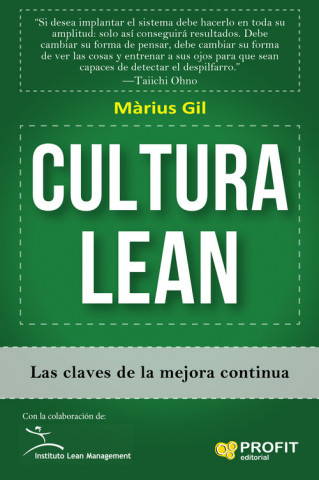 Kniha CULTURA LEAN MARIUS GIL MENDOZA