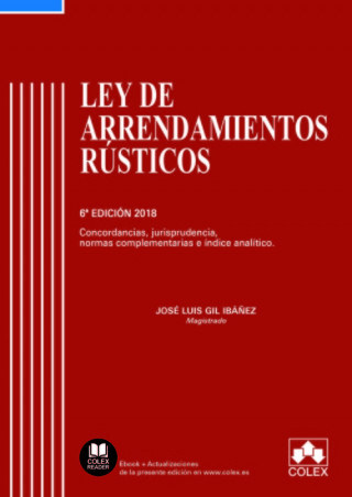 Книга LEY DE ARRENDAMIETOS RúSTICOS COMENTADA 