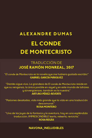 Carte EL CONDE DE MONTECRISTO ALEJANDRO DUMAS