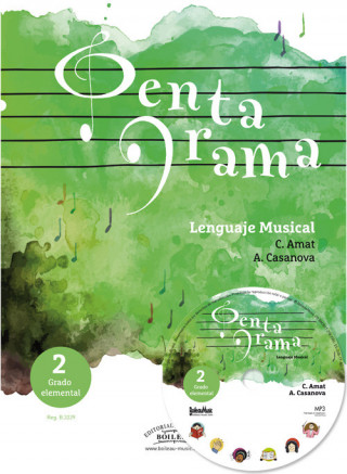 Könyv PENTAGRAMA LENGUAJE MUSICAL 2 CASANOVA. A