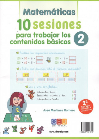 Книга 10 sesiones para trabajar los contenidos básicos. Cuaderno 2 JOSE MARTINEZ ROMERO