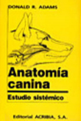Carte ANATOMÍA CANINA. ESTUDIO SISTÉMICO D. R. ADAMS