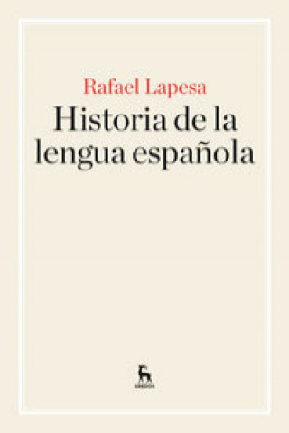 Book Historia de la lengua española RAFAEL LAPESA