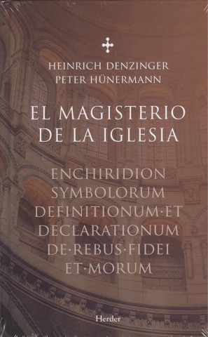 Kniha EL MAGISTERIO DE LA IGLESIA HEINRICH DENZINGER
