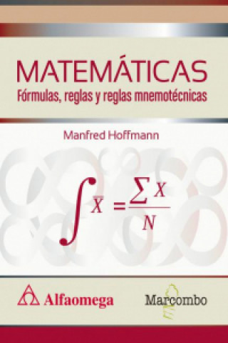Könyv MATEMÁTICAS FORMULAS, REGLAS Y REGLAS MNEMOTECNICAS MANFRED HOFFMANN