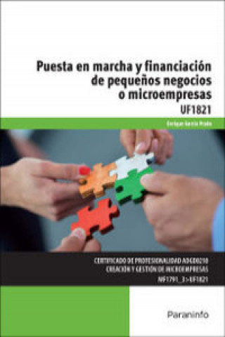 Kniha Puesta marcha y financiación  de pequeños negocios o microempresas ENRIQUE GARCIA PRADO