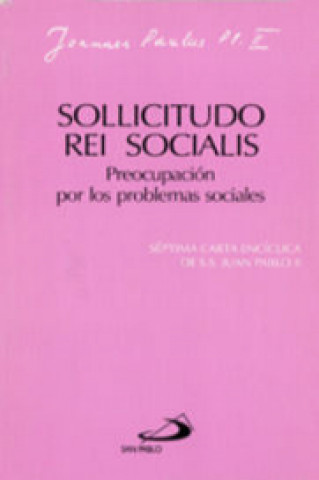 Книга Sollicitudo Rei Socialis JUAN PABLO II