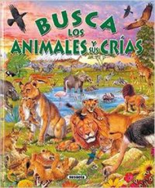 Kniha Busca los animales y sus crías 