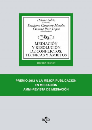 Książka MEDIACIÓN Y RESOLUCIÓN DE CONFLICTOS:TÈCNICAS Y ÁMBITOS 