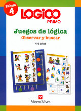 Kniha Logico primo 4: lógica observar y buscar 
