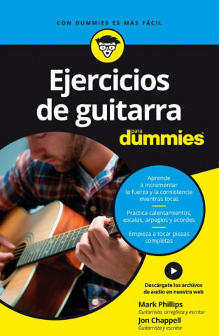 Kniha EJERCICIOS DE GUITARRA PARA DUMMIES MARK PHILLIPS