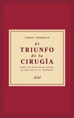 Kniha EL TRIUNFO DE LA CIRUGIA JURGEN THORWALD