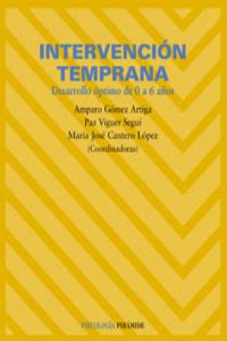 Kniha INTERVENCION TEMPRANA.(PSICOLOGIA) GOMEZ ARTIGA