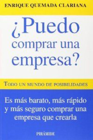Book ¿Puedo comprar una empresa? ENRIQUE QUEMADA CLARIANA