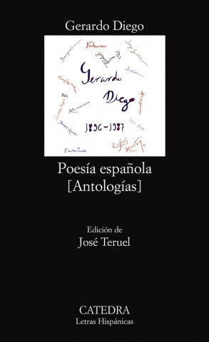 Kniha Poesía española GERARDO DIEGO
