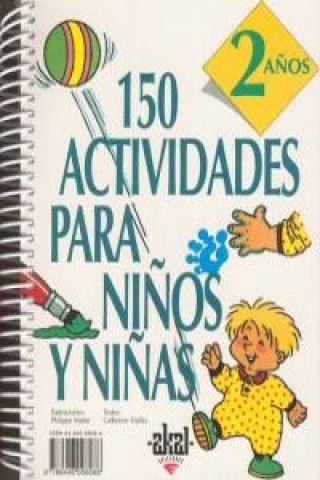 Книга 150 actividades para niños y niñas de 2 años 