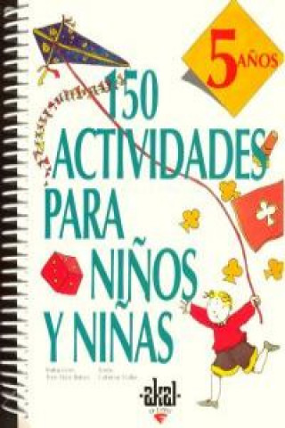 Kniha 150 actividades para niños y niñas de 5 años CATHERINE VIALLES