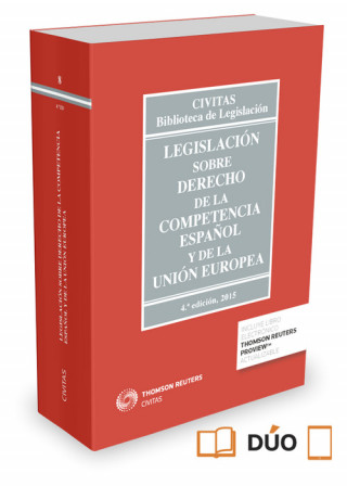 Kniha Legislación sobre Derecho de la Competencia español y de la Unión Europea 