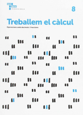 Kniha Traballem el calcul 8. Primaria 