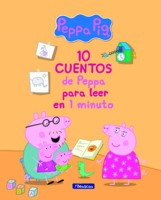 Книга 10 CUENTOS DE PEPPA PARA LEER EN 1 MINUTO 