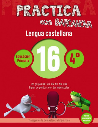 Kniha CUADERNO LENGUA 16 4ºPRIMARIA PRACTICA 