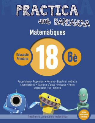 Kniha QUADERN MATEMATIQUES 18 6E PRIMARIA PRACTICA 