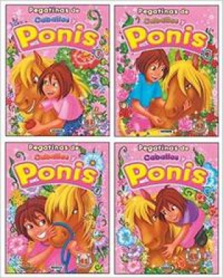 Könyv Pegatinas de caballos y ponis (4 Títulos) 