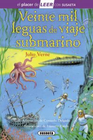Kniha Veinte mil leguas de viaje submarino JULIO VERNE