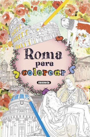 Carte Roma para colorear 