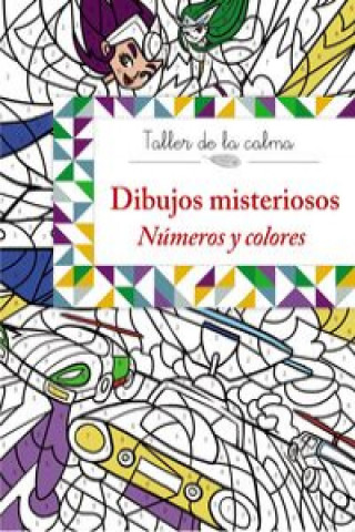 Kniha Dibujos misteriosos:números y colores 