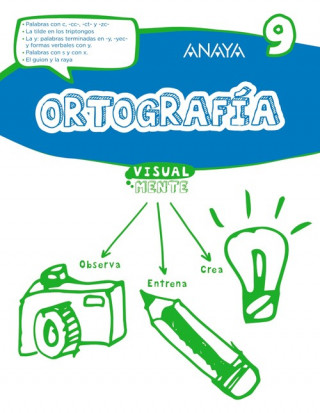 Knjiga ORTOGRAFÍA 9 Anaya Educación