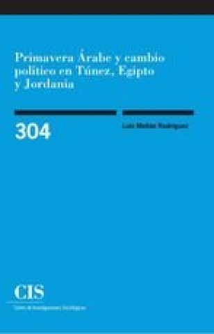 Kniha PRIMAVERA ÁRABE Y CAMBIO POLÍTICO EN TÚNEZ, EGIPTO Y JORDANIA LUIS MELIAN RODRIGUEZ