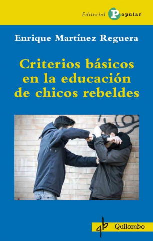 Книга CRITERIOS BÁSICOS EN LA EDUCACIÓN DE CHICOS REBELDES ENRIQUE MARTINEZ REGUERA