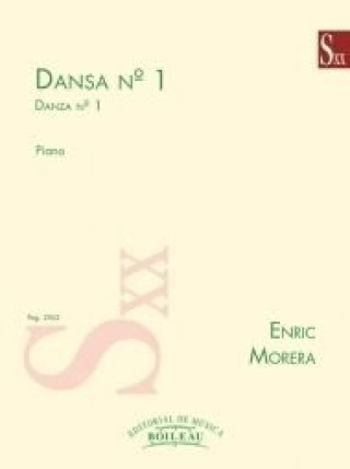 Kniha Dansa núm.1/Danza n1 ENRIC MORERA