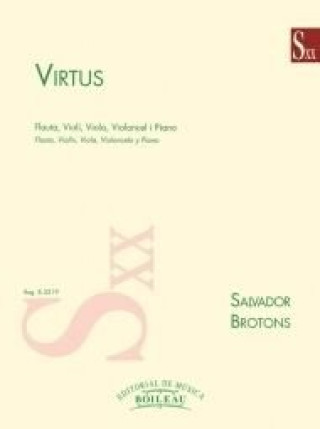 Knjiga Virtus Op.53 SALVADOR BROTONS