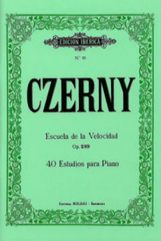 Книга Escuela de velocidad op.299 KARL CZERNY