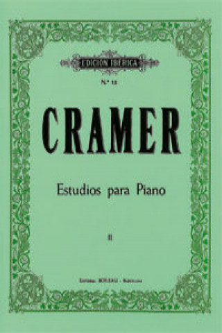 Könyv 18.ESTUDIOS PARA PIANO JOHANN BAPTIST CRAMER