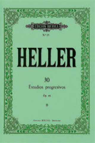 Kniha 30 estudios progresivos op.46 STEPHEN HELLER