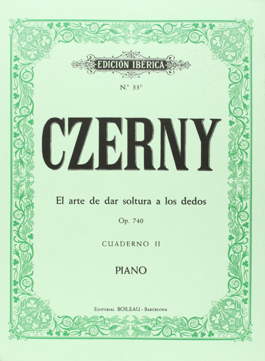 Книга El arte de dar soltura a los dedos Op.740 Vol.II CARL CZERNY
