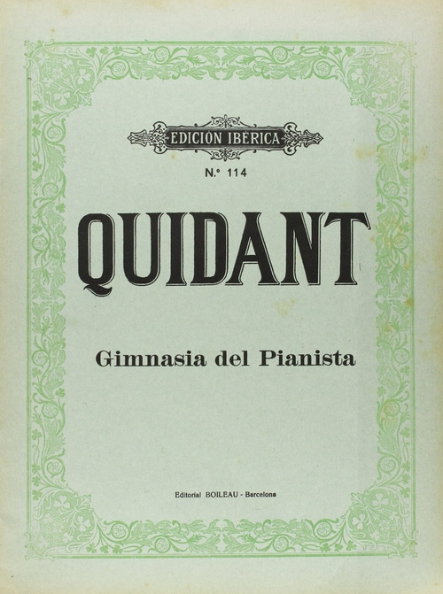 Kniha Gimnasia del pianista PIERRE ROBERT J. QUIDANT