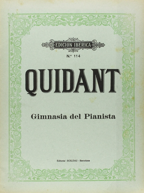 Książka Gimnasia del pianista PIERRE ROBERT J. QUIDANT