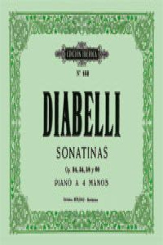 Book Sonatinas op.24, 54, 58 y 60 ANTONIO DIABELLI