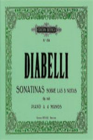 Kniha Sonatinas op.163 ANTONIO DIABELLI
