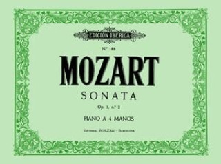 Książka Sonata Op.3 n2 WOLFGANG AMADEUS MOZART